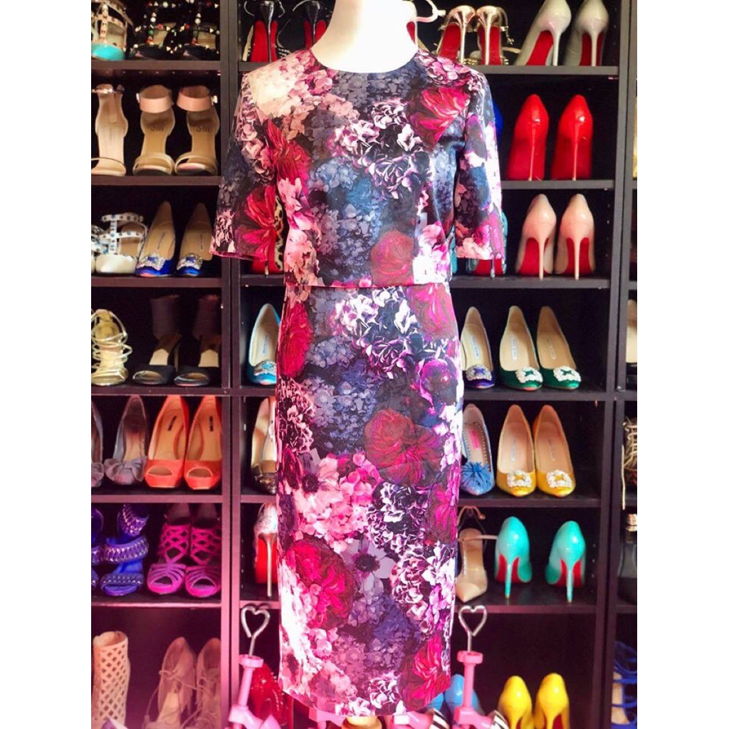 2pc Floral Blouse And Skirt 65 Brand  Bardot Xs